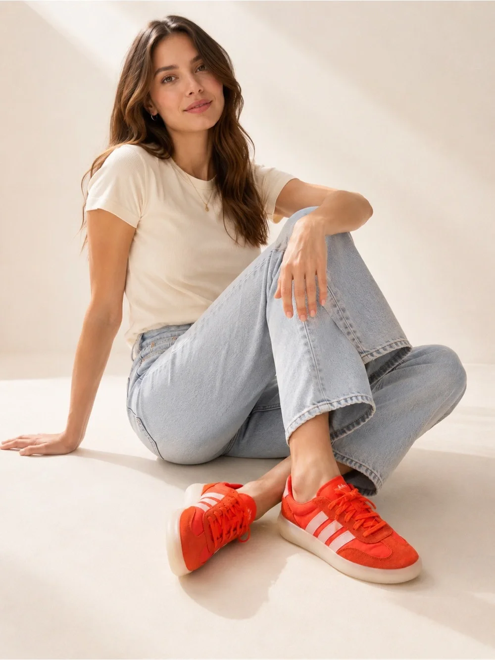 Adidas Barreda Decode Orange Pink Sneakers NWT